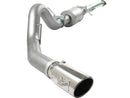 aFe Atlas Exhaust 4in Aluminized Cat-Back w/ 304 SS Polished Tip 11-13 Ford F-150 EcoBoost V6 3.5L-1
