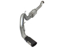 aFe Atlas Exhausts 4in Cat-Back Aluminized Steel Exhaust Sys 2015 Ford F-150 V6 3.5L (tt) Black Tip-1