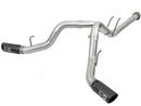aFe ATLAS 4in DPF-Back Alum Steel Exhaust System w/Black Tip 2017 Ford Diesel Trucks V8-6.7L (td)-1