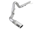 aFe Atlas 4in Aluminized Steel DPF-Back Exh 18-19 Ford F-150 V6-3.0L (td) w/ Polished Tip-1
