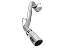 aFe LARGE BORE HD 3.5in DPF-Back Alum Exhaust w/Polished Tip 2016 GM Colorado/Canyon 2.8L (td)-1