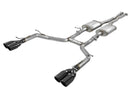 aFe MACH Force-Xp 2-1/2in 304 SS Cat-Back Exhaust 15-21 Dodge Challenger V6-3.6L - Quad Black Tip-1