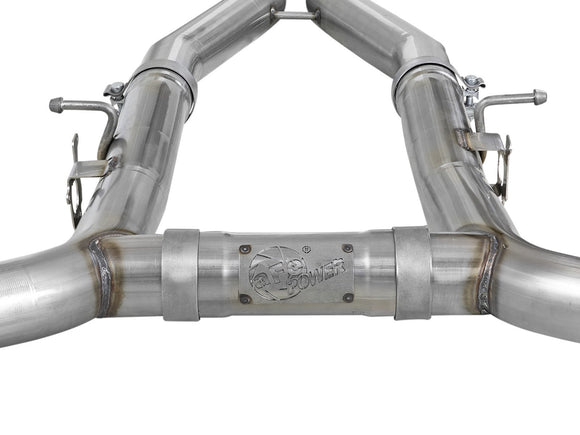 MACH Force-Xp 304 Stainless Steel Cat-Back Exhaust System w/o muffler Dodge Charger/Hellcat/Demon 15-20 SRT-8 V8-6.2L (sc) / 392 V8-6.4L
