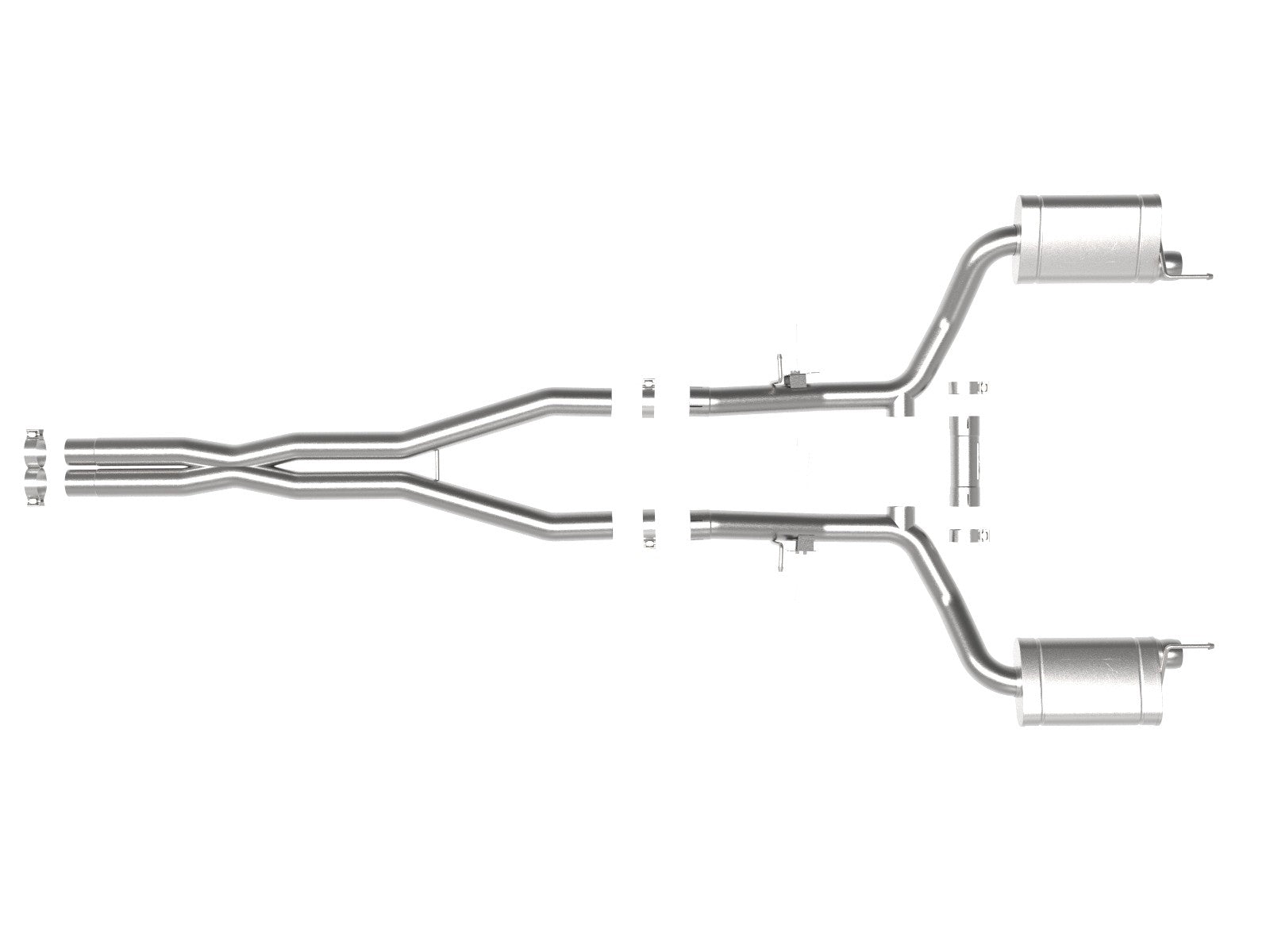 aFe MACH Force-Xp 3in 304 SS Cat-Back Exhaust 15-20 Dodge Charger Hellcat V8-6.2L (sc) / 392 V8-6.4L - 0