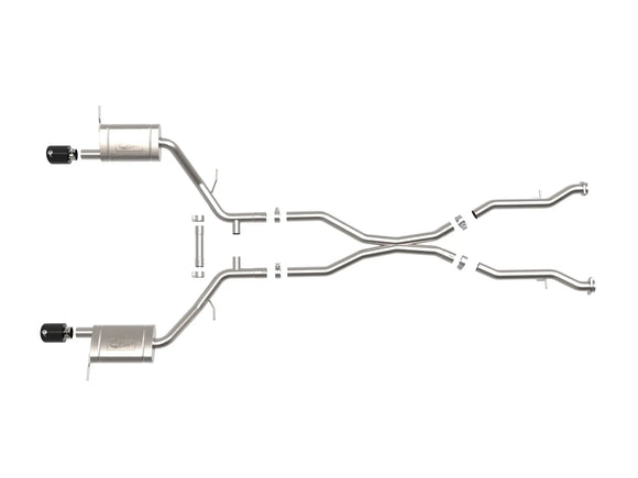 aFe 11-25 Dodge Durango V6-3.6L / V8-5.7L MACH Force-Xp 304 SS Cat-Back Exhaust System w/ Black Tip