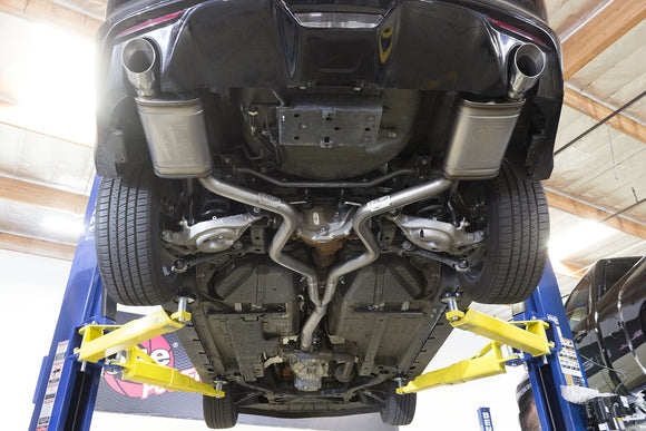 aFe MACHForce XP Exhausts Cat-Back SS-304 EXH w/ Polished Tips 15-16 Ford Mustang EcoBoost 2.3L (t)