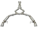 aFe MACHForce XP 3in Aggressive Toned Cat-Back Exhausts w/ Polished Tips 15-17 Ford Mustang V6/V8-3