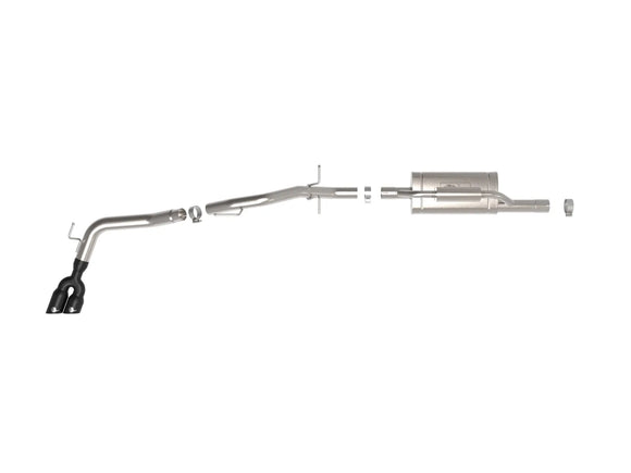 Vulcan Series 2-1/2 IN to 3 IN 304 Stainless Steel Cat-Back Exhaust System Ford Ranger 24-25 L4-2.3L (t)