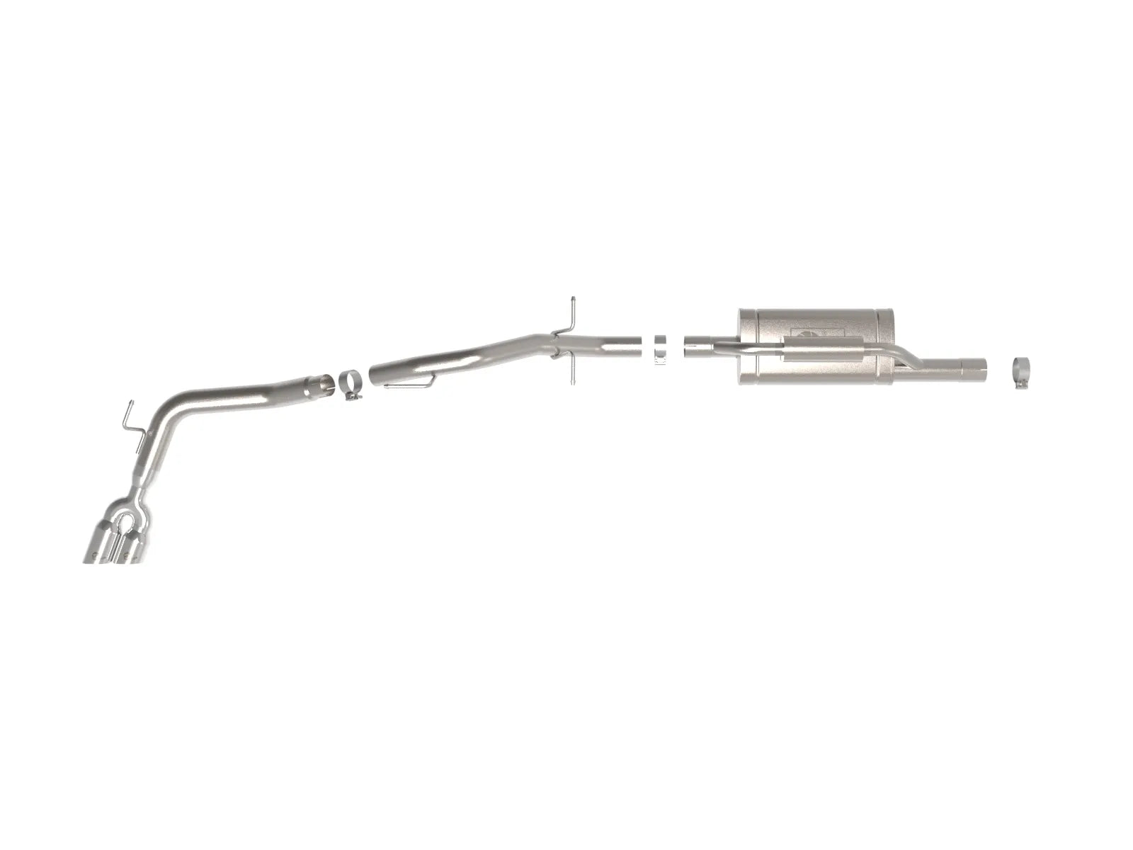 Vulcan Series 2-1/2 IN to 3 IN 304 Stainless Steel Cat-Back Exhaust System Ford Ranger 24-25 L4-2.3L (t)