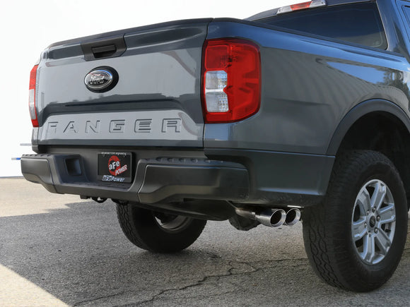 Vulcan Series 2-1/2 IN to 3 IN 304 Stainless Steel Cat-Back Exhaust System Ford Ranger 24-25 L4-2.3L (t)