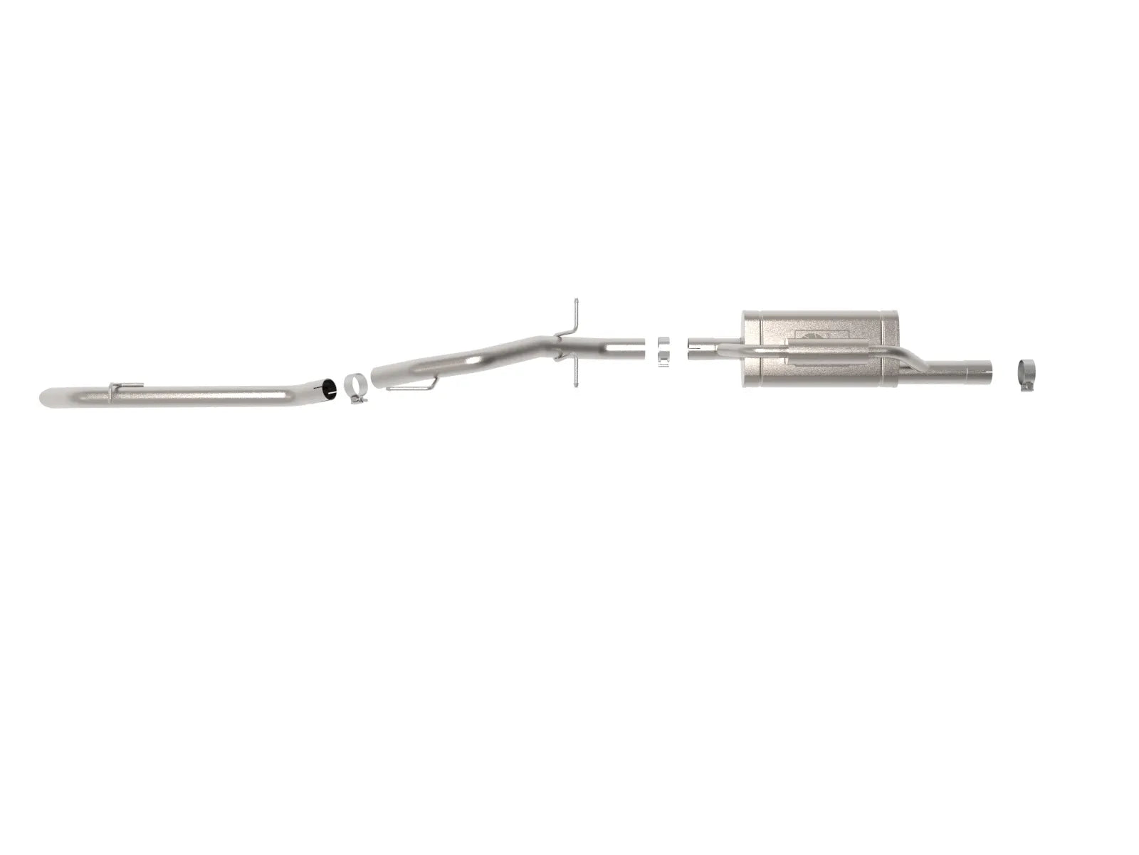 Vulcan Series 2-1/2 IN 304 Stainless Steel Cat-Back Exhaust System Ford Ranger 24-25 L4-2.3L (t)
