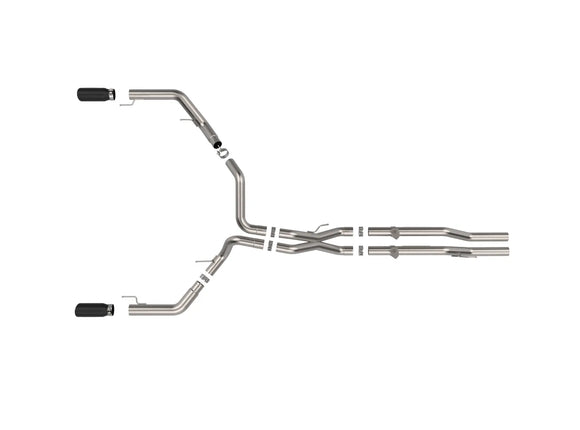 Vulcan Series 3 IN to 3-1/2 IN Stainless Steel Cat-Back Exhaust System Ford F-150 Raptor/ Raptor R 21-25 V6/V8