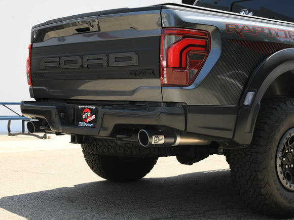 Vulcan Series 3 IN to 3-1/2 IN Stainless Steel Cat-Back Exhaust System Ford F-150 Raptor/ Raptor R 21-25 V6/V8