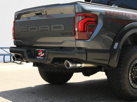 Vulcan Series 3 IN to 3-1/2 IN Stainless Steel Cat-Back Exhaust System Ford F-150 Raptor/ Raptor R 21-25 V6/V8