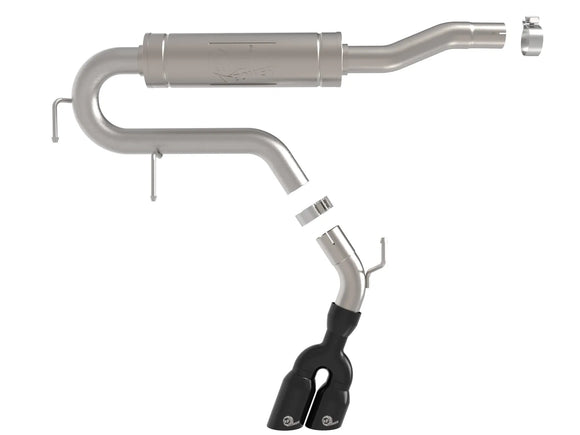 Rebel Series 2-1/2 IN Stainless Steel Cat-Back Exhaust System Ford Maverick 22-26 L4-2.5L FWD