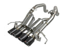 aFe MACH Force-Xp Axle-Back Exhaust System w/ Carbon Fiber Tips Chevrolet Corvette (C7) 14-19 6.2L-1