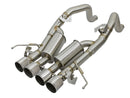 aFe MACHForce XP 3in-2 1/2in Axle Back 304SS Exhaust w/ Polished Tips 14-17 Chevy Corvette V8-6.2L-1
