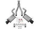 aFe Mach Force-Xp 3in CB Stainless Steel Dual Exhaust System w/ Black Tips 09-15 Cadillac CTS-V-1