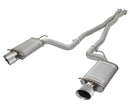 aFe Mach Force-Xp 3in CB Stainless Steel Dual Exhaust System w/Polished Tips 09-15 Cadillac CTS-V-2