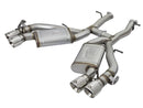 aFe MACHForce XP 3in 304 SS Axle-Back Dual Exhaust (NPP) w/ Polished Tips 16-17 Camaro SS V8-6.2L-1
