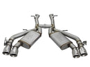 aFe MACHForce XP 3in 304 SS Axle-Back Dual Exhaust (NPP) w/ Polished Tips 16-17 Camaro SS V8-6.2L-2