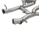 aFe MACHForce XP 3in 304 SS Axle-Back Dual Exhaust (NPP) w/ Polished Tips 16-17 Camaro SS V8-6.2L-3