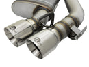 aFe MACHForce XP 3in 304 SS Axle-Back Dual Exhaust (NPP) w/ Polished Tips 16-17 Camaro SS V8-6.2L-4
