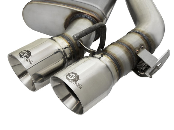 aFe MACHForce XP 3in 304 Stainless Steel Cat-Back Exhaust 16-17 Chevy Camaro SS V8-6.2L