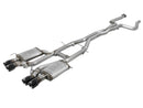 aFe MACHForce XP 3in 304SS Cat Back Exhaust s/ Black Tips 16-17 Cadillac ATS-V V6-3.6L (tt)-1