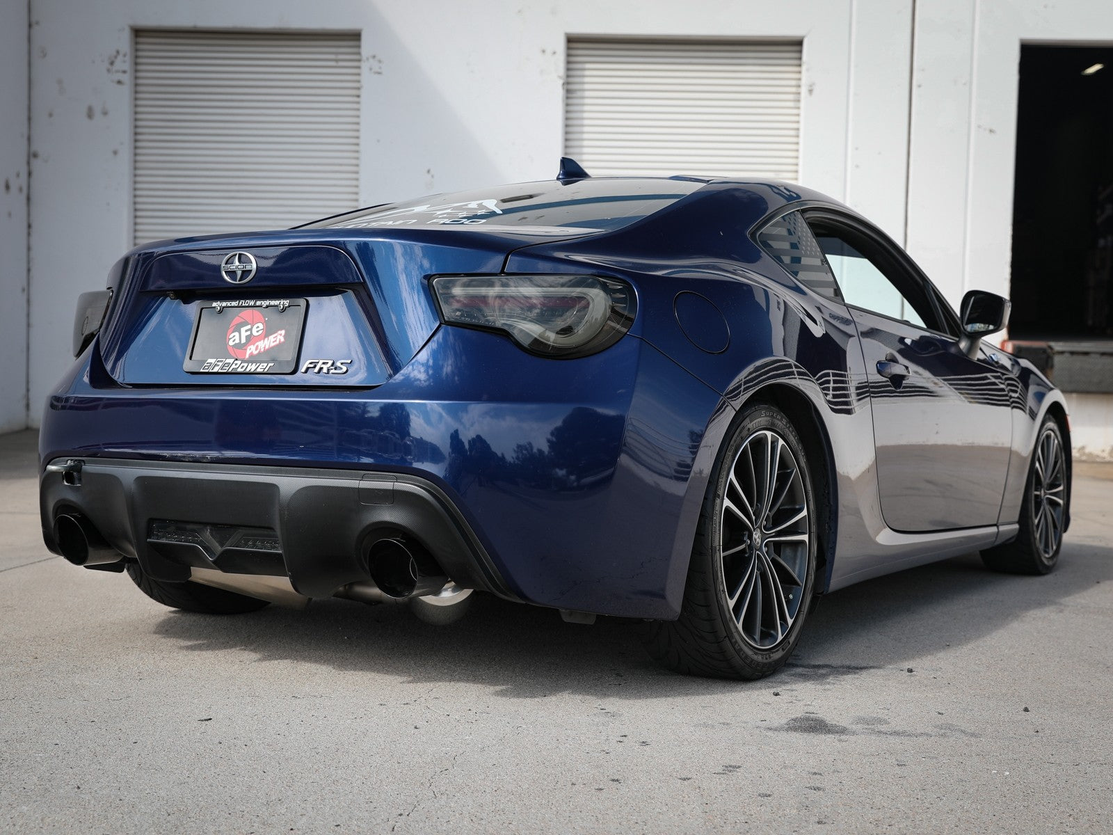 aFe Takeda Exhaust Axle-Back 13-15 Scion FRS / Subaru BRZ 304SS Black Dual Tips Exhaust - 0