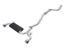 aFe POWER Takeda 2020 Toyota Supra L6-3.0L (t) 3in-2.5in 304 SS CB Exhaust Blue Flame Tips-1