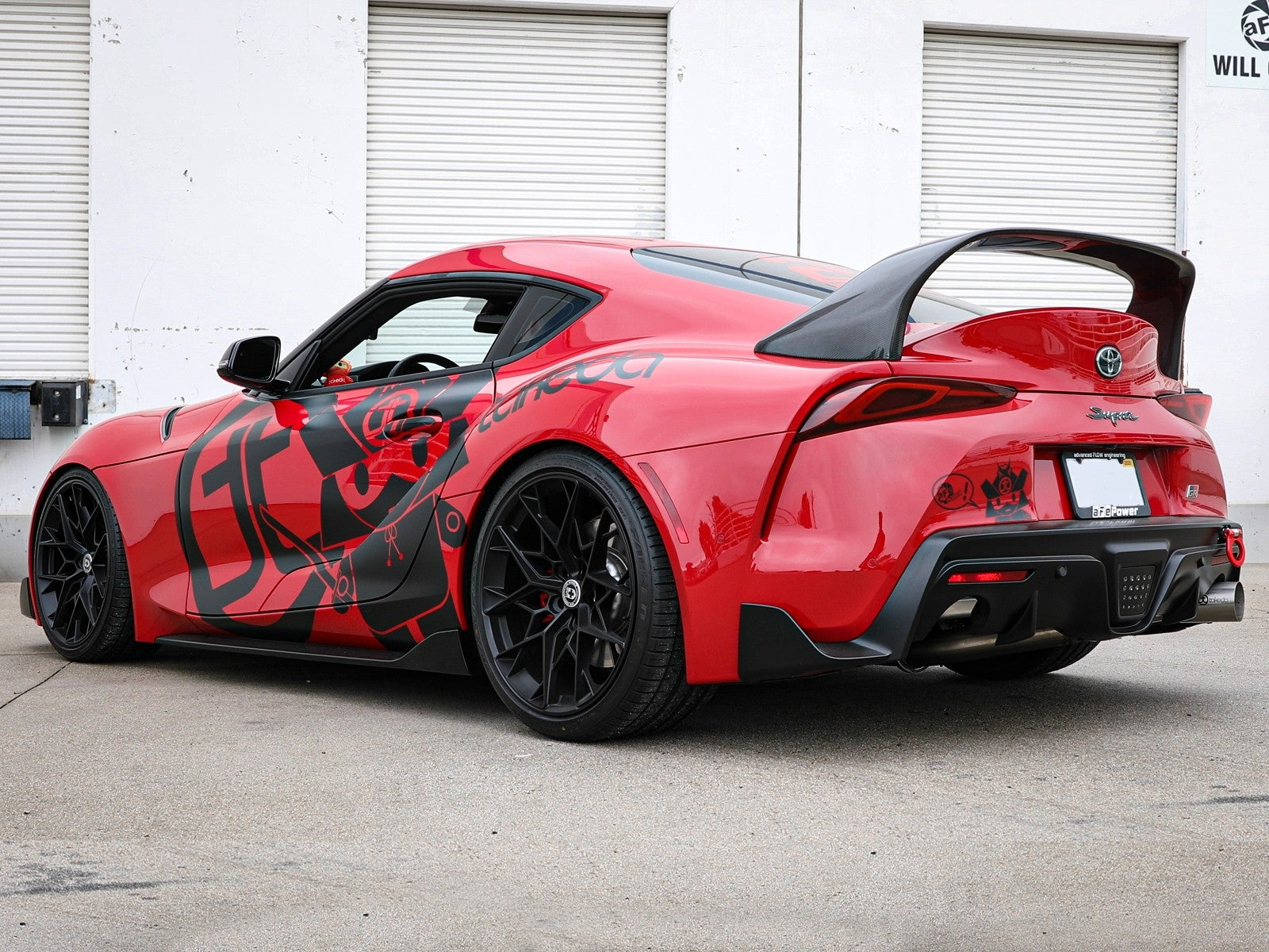 aFe POWER Takeda 2020 Toyota Supra L6-3.0L (t) 3.5in 304 SS CB Exhaust 4in Brushed Finish Tip - 0