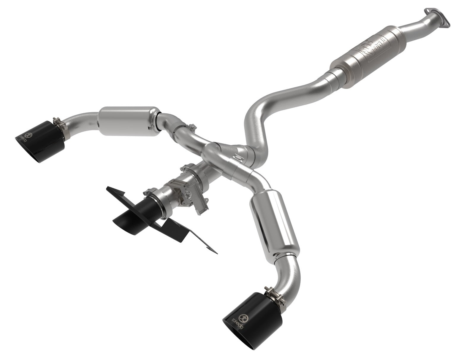 AFE POWER GEMINI XV CAT-BACK EXHAUST SYSTEM: 2023–2024 TOYOTA GR COROLLA