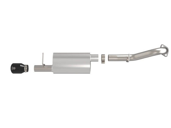 Takeda 2-1/2 IN 304 Stainless Steel Axle-Back Exhaust System Toyota Corolla 14-19 L4-1.8L