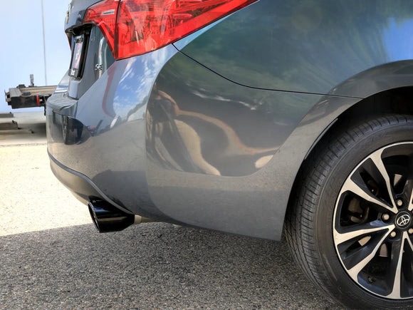 Takeda 2-1/2 IN 304 Stainless Steel Axle-Back Exhaust System Toyota Corolla 14-19 L4-1.8L