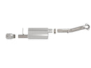 Takeda 2-1/2 IN 304 Stainless Steel Axle-Back Exhaust System Toyota Corolla 14-19 L4-1.8L-7