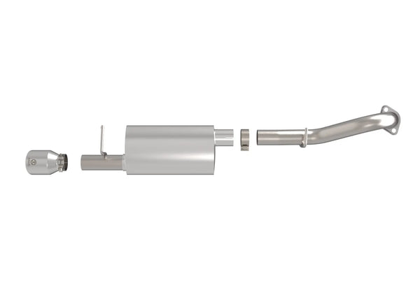 Takeda 2-1/2 IN 304 Stainless Steel Axle-Back Exhaust System Toyota Corolla 14-19 L4-1.8L