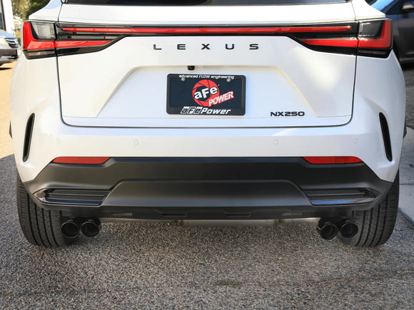 Takeda 2-1/2 IN 304 Stainless Steel Cat-Back Exhaust System Lexus NX250 22-25 L4-2.5L