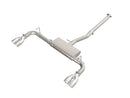 Takeda 2-1/2 IN 304 Stainless Steel Cat-Back Exhaust System Lexus NX250 22-25 L4-2.5L-1