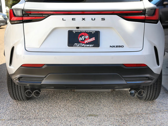 Takeda 2-1/2 IN 304 Stainless Steel Cat-Back Exhaust System Lexus NX250 22-25 L4-2.5L
