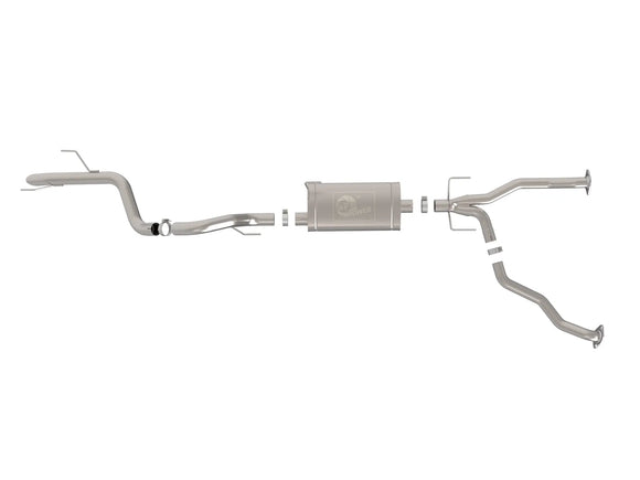 Vulcan Series 2-1/2 IN to 3 IN Stainless Steel Cat-Back Hi-Tuck Exhaust System Lexus GX550 24-26 V6-3.4L (tt)