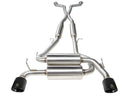 aFe Takeda 2-1/2 in 304 SS Cat-Back Exhaust System Infiniti G37 08-13/Q60 14-15 V6-3.7 w/ Black Tips-2