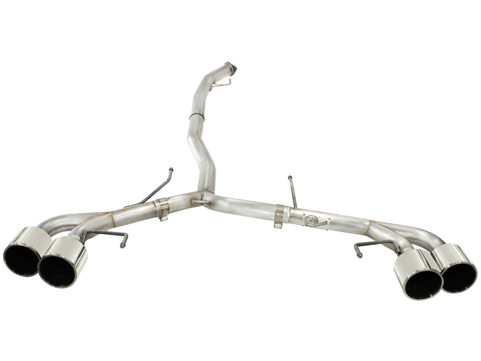 aFe Takeda 3in SS Exhaust Cat-Back 09-14 Nissan GTR V6 3.8L Polished Tips - 0