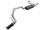 aFe MACHForce XP 3in 304 SS Cat-Back Exhausts w/ Black Tips 10-17 Nissan Patrol (Y62) V8-5.6L-1