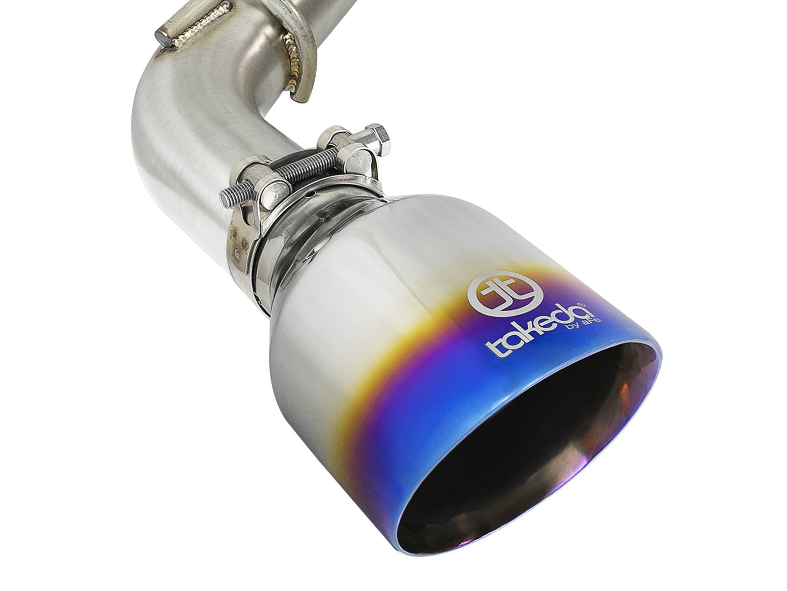 aFe Takeda 2.5in 304 SS Axle-Back Exhaust w/ Blue Flame Tips 16-18 Infiniti Q50 V6-3.0L (tt) - 0