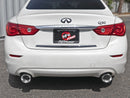 aFe Takeda 2.5in 304 SS Axle-Back Exhaust w/ Polished Tips 16-18 Infiniti Q50 V6-3.0L (tt)-5