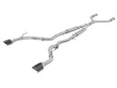 aFe POWER Takeda 2.5in 304 SS CB Exhaust w/ Carbon Fiber Tips 17-19 Infiniti Q60 V6-3.0L (tt)-1