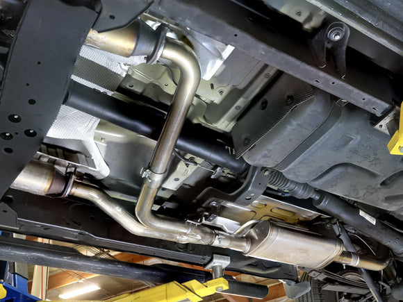 Vulcan Series 2-1/2 IN to 3 IN 304 Stainless Steel Cat-Back Exhaust System Nissan Frontier 22-26 V6-3.8L