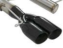 aFe MACHForce XP 08-13 BMW 135i L6-2.0L N54/N55 3in. 304 SS Axle-Back Exhaust w/Black Tips-2