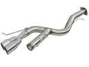 aFe MACHForce XP 08-13 BMW 135i L6-2.0L N54/N55 3in. 304 SS Axle-Back Exhaust w/Polished Tips-1